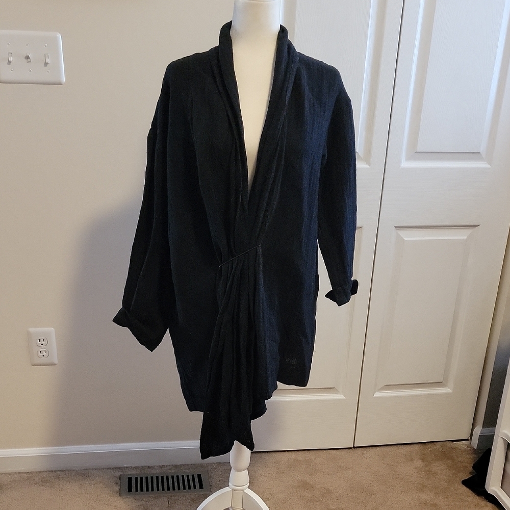 Elegant Black Women's Cardigan